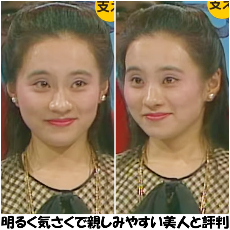 1987年・佳子さん31歳の頃に夫婦でTVに出演 引用元:日本海テレビニュース