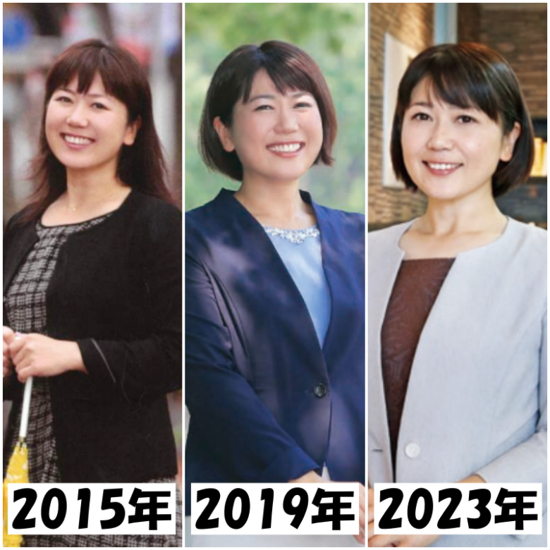 2015年～2023年の小川晶さん