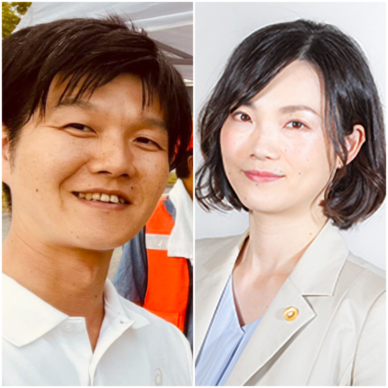 鈴木憲和さんと妻の坂栄鷹子さん