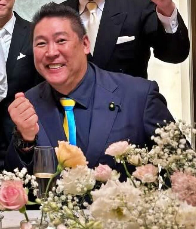 引用元：立花孝志Instagram