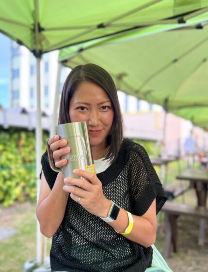 粟飯原美佳さん　引用元：NHK党Instagram