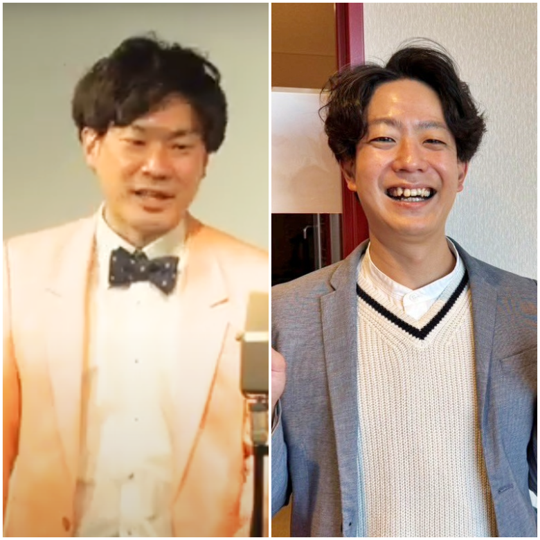 (左)兄の魂ず・コバシさん　(右)弟のドンデコルテ小橋さん