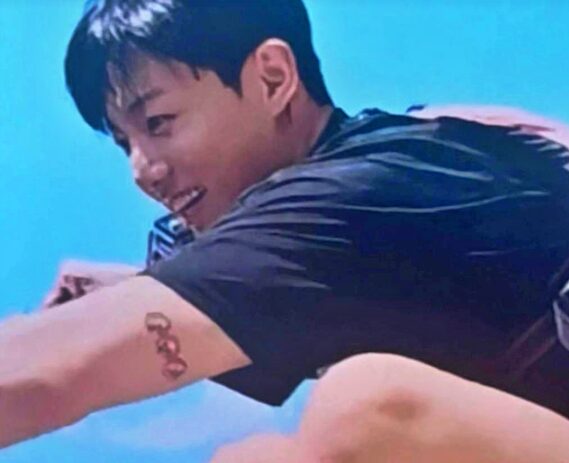 ジョングクさんのタトゥー 引用元:TikTok