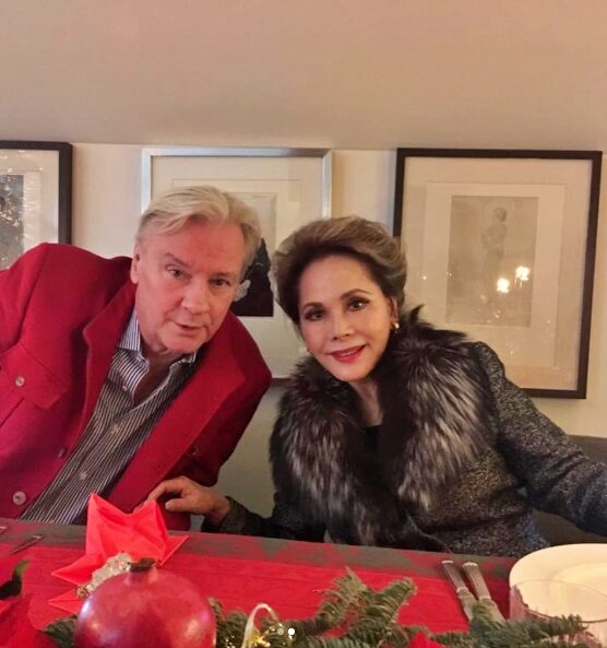 デヴィ夫人の娘カリナさんの夫フリッツさん(左)