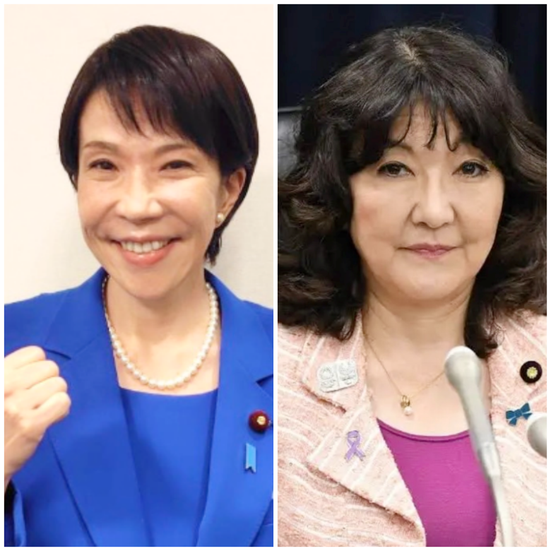 片山さつきの髪型が変の画像