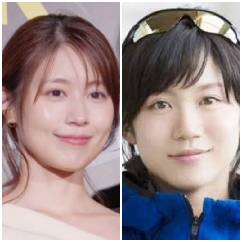 女優の有村架純と似ている高木美帆の画像