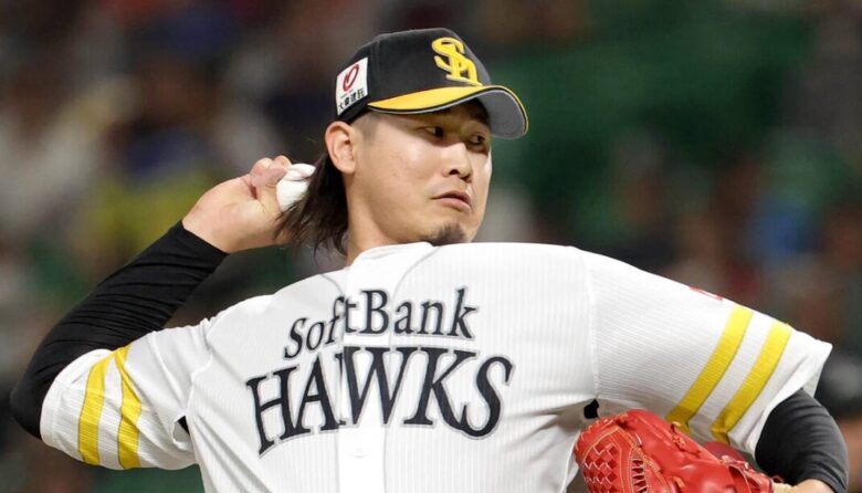 左手を殴打した杉山一樹選手の画像