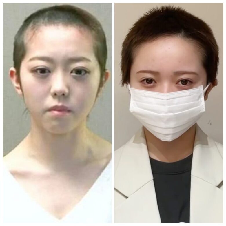 2013年の元AKB48だった峰岸みなみさんの丸坊主謝罪の画像