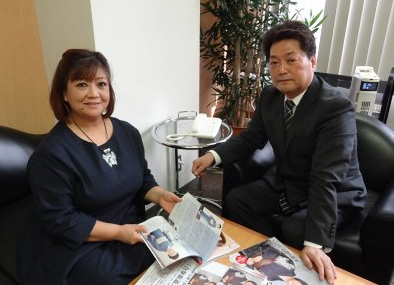 松原のぶえと実弟の伸輝さん