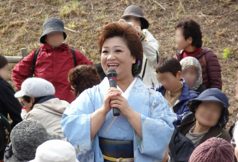 笑顔の松原のぶえ