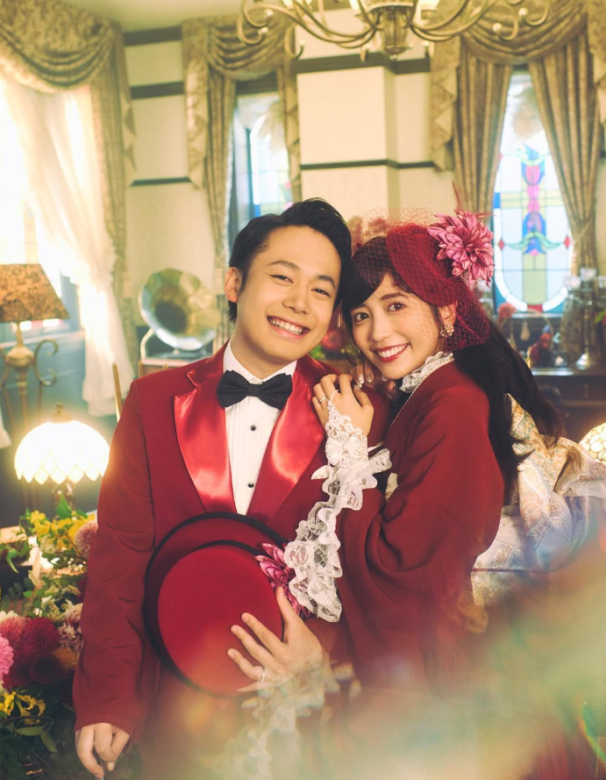 ゆんとシルクロードの寄り添う写真